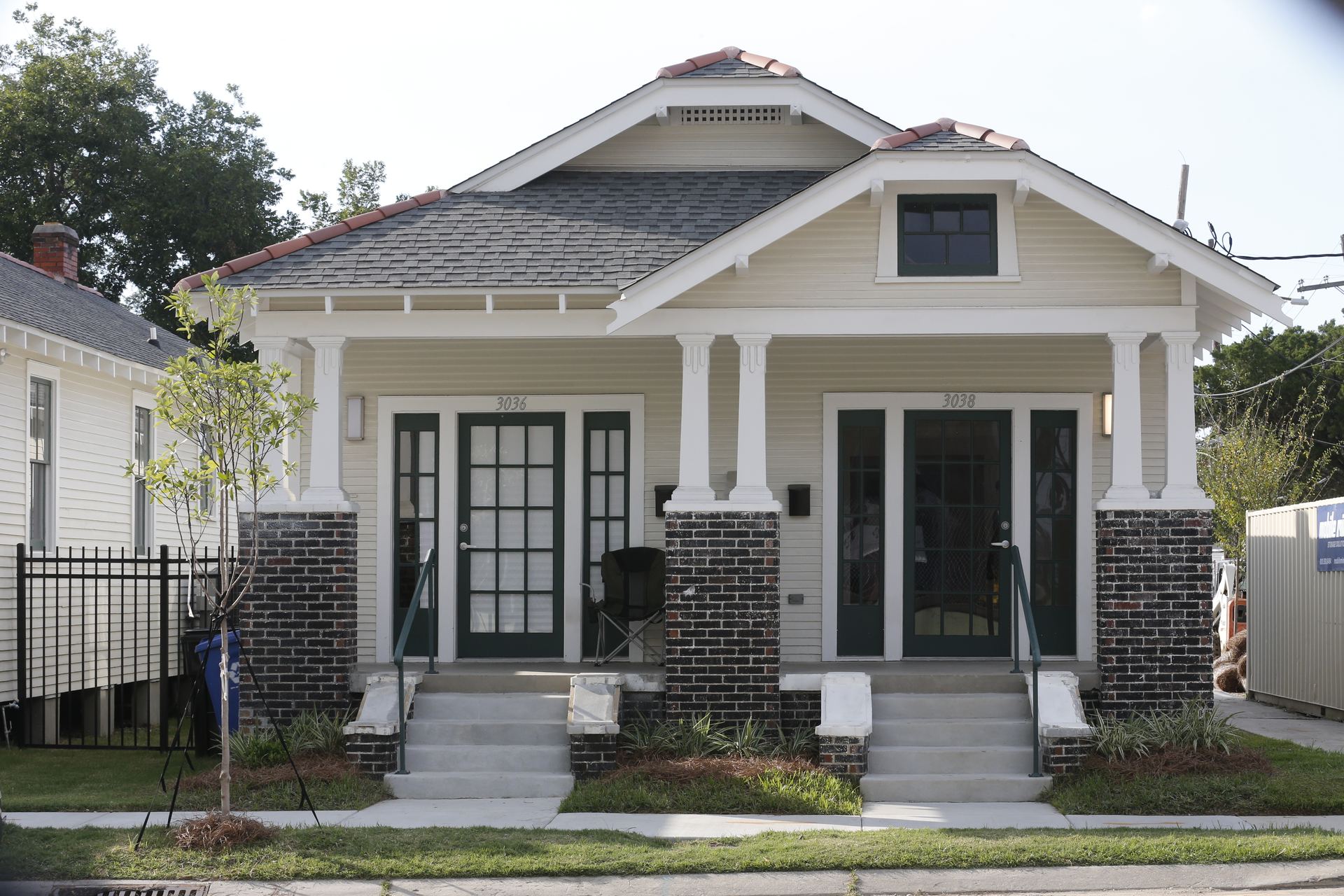 Restored homes at Grove Place