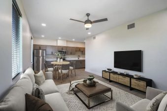 St. Bernard Circle Apartments Living Room 2