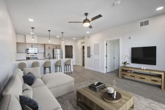 St. Bernard Circle Apartments Living Room 3